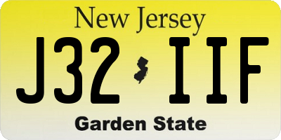 NJ license plate J32IIF