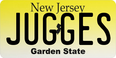 NJ license plate JUGGES