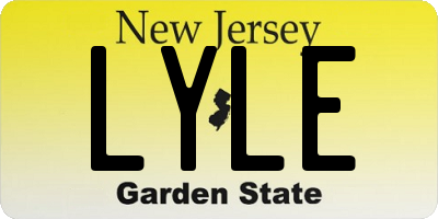 NJ license plate LYLE