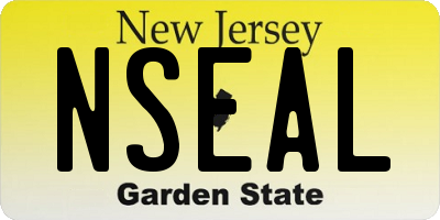 NJ license plate NSEAL