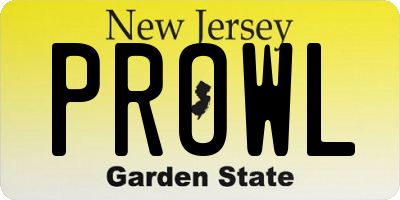 NJ license plate PROWL