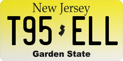 NJ license plate T95ELL