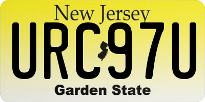 NJ license plate URC97U