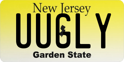 NJ license plate UUGLY