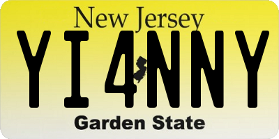 NJ license plate YI4NNY