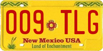 NM license plate 009TLG