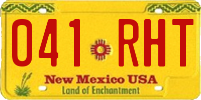 NM license plate 041RHT