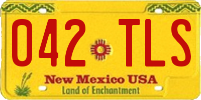 NM license plate 042TLS