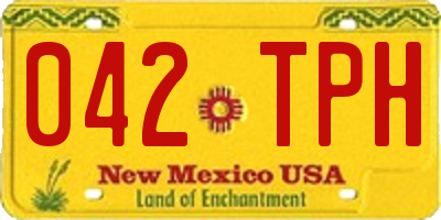 NM license plate 042TPH