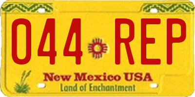 NM license plate 044REP