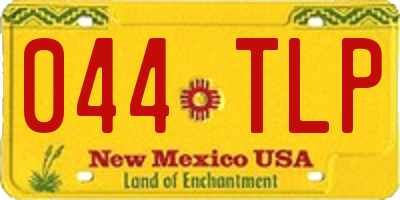 NM license plate 044TLP