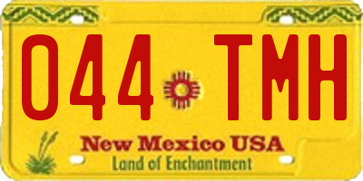 NM license plate 044TMH