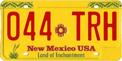 NM license plate 044TRH