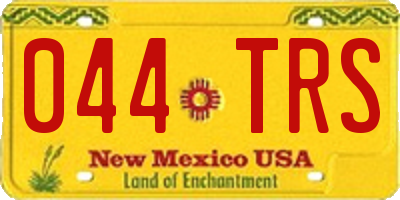 NM license plate 044TRS