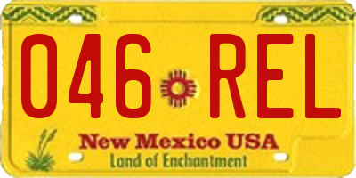 NM license plate 046REL