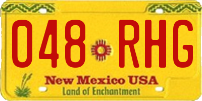 NM license plate 048RHG