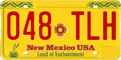 NM license plate 048TLH