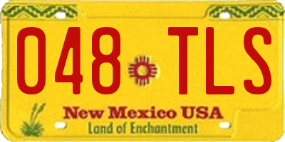 NM license plate 048TLS