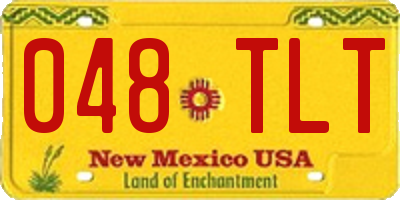 NM license plate 048TLT