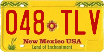NM license plate 048TLV