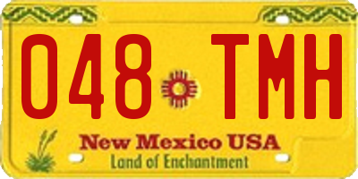 NM license plate 048TMH