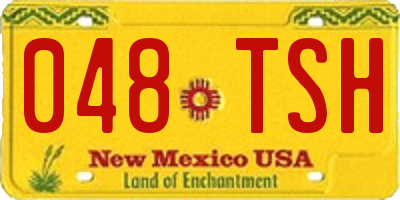 NM license plate 048TSH
