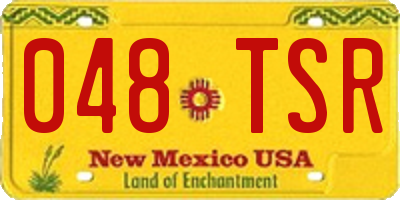 NM license plate 048TSR