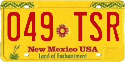 NM license plate 049TSR