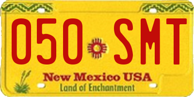 NM license plate 050SMT