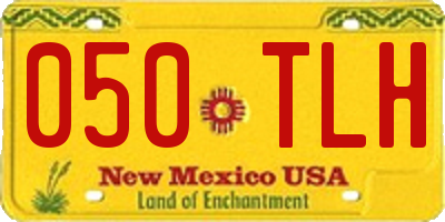 NM license plate 050TLH