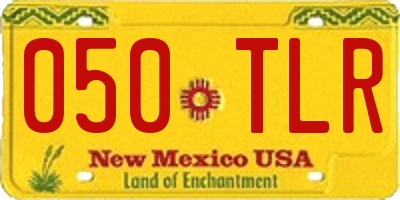 NM license plate 050TLR