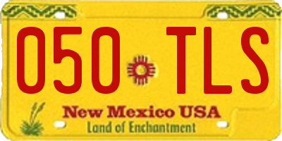 NM license plate 050TLS