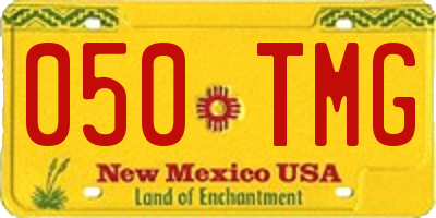 NM license plate 050TMG