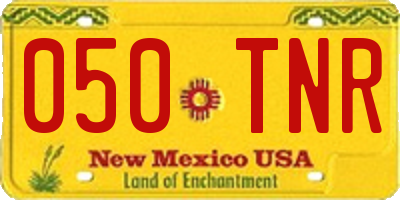 NM license plate 050TNR