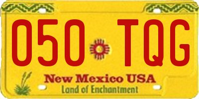 NM license plate 050TQG