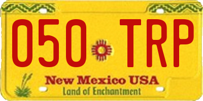 NM license plate 050TRP