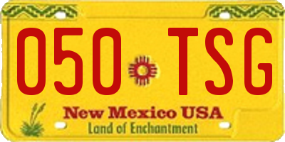 NM license plate 050TSG