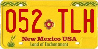 NM license plate 052TLH