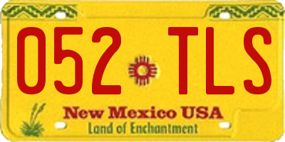 NM license plate 052TLS