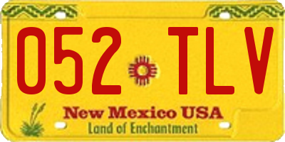 NM license plate 052TLV