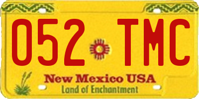 NM license plate 052TMC