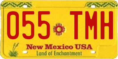 NM license plate 055TMH