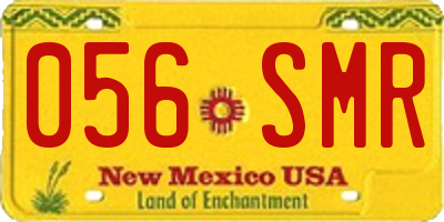 NM license plate 056SMR