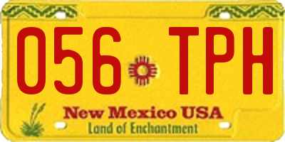 NM license plate 056TPH