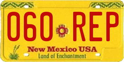 NM license plate 060REP