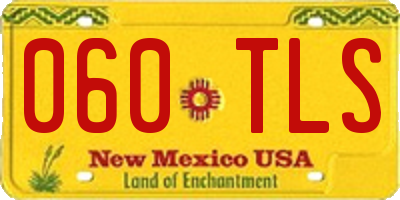 NM license plate 060TLS