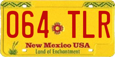 NM license plate 064TLR