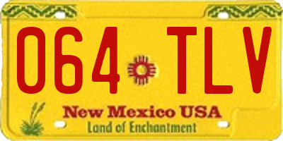 NM license plate 064TLV