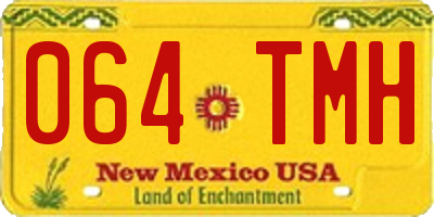 NM license plate 064TMH