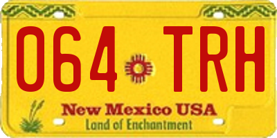 NM license plate 064TRH